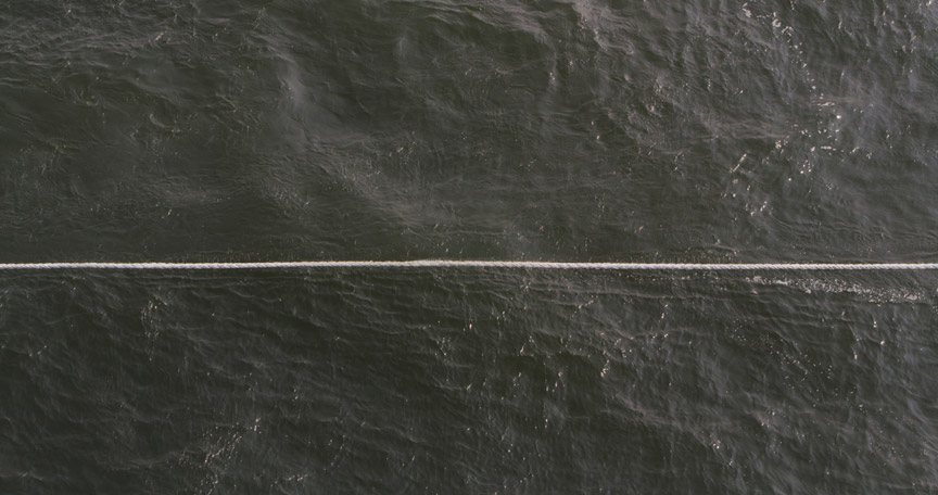 Charles Lim. Sea State: Drift (Rope Sketch). 2012. Video, color, sound. 10 min. 