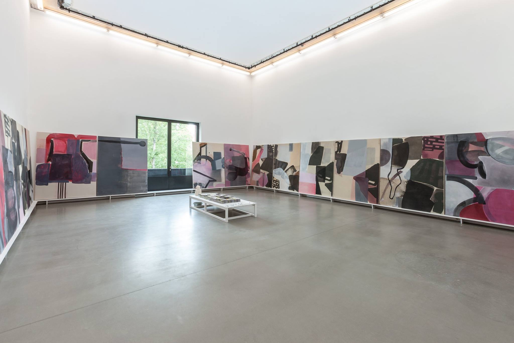 View of "Amy Sillman:  the ALL-OVER." Portikus, Frankfurt. 2016.