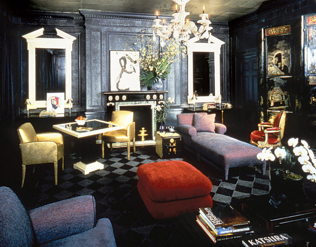 A presentation by Angelo Donghia at the Kips Bay Showhouse of 1981. Courtesy the Donghia Archives.