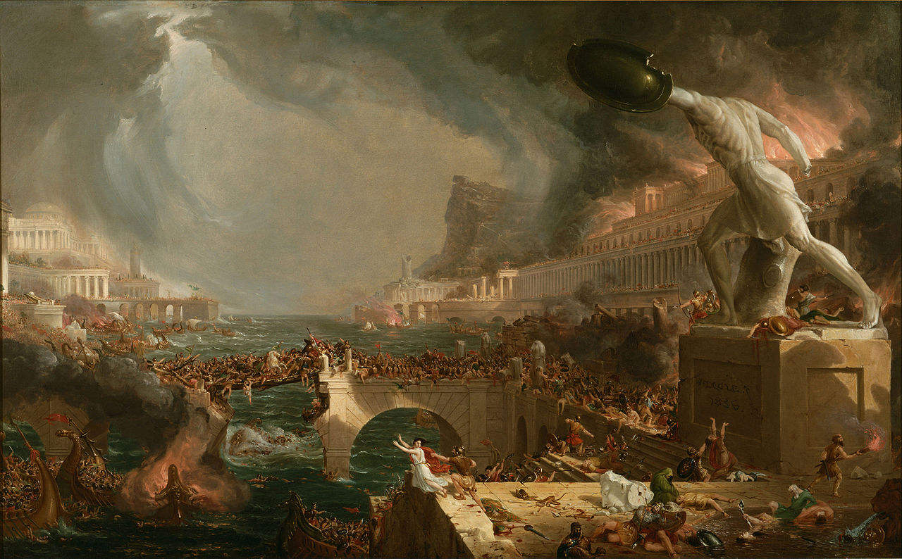 Thomas Cole. The Course of Empire: Destruction. 1836.